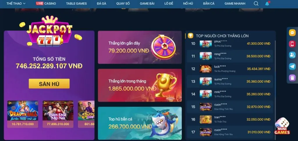 Trò chơi bắn cá mv888 casino